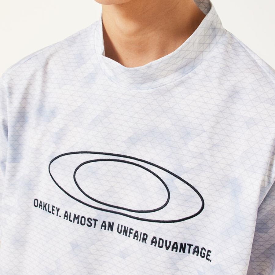 OAKLEY（オークリー） 送料無料 メンズ ロゴ刺繍 半袖 モックネック