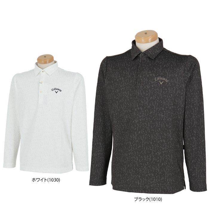 Callaway 送料無料 キャロウェイ メンズ 総柄 裏起毛 長袖