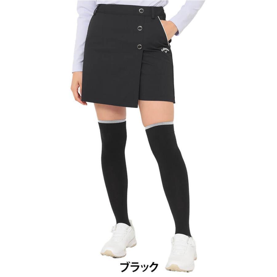 新品　Callaway モックネック　スカート　セット　ブラック　S XS ポリエステルスムース長袖モックネックシャツ (WOMENS)