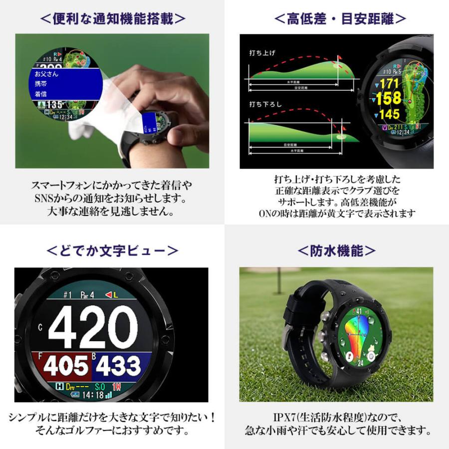 送料無料 ショットナビ 腕時計型GPSゴルフナビ Shot Navi Evolve G II
