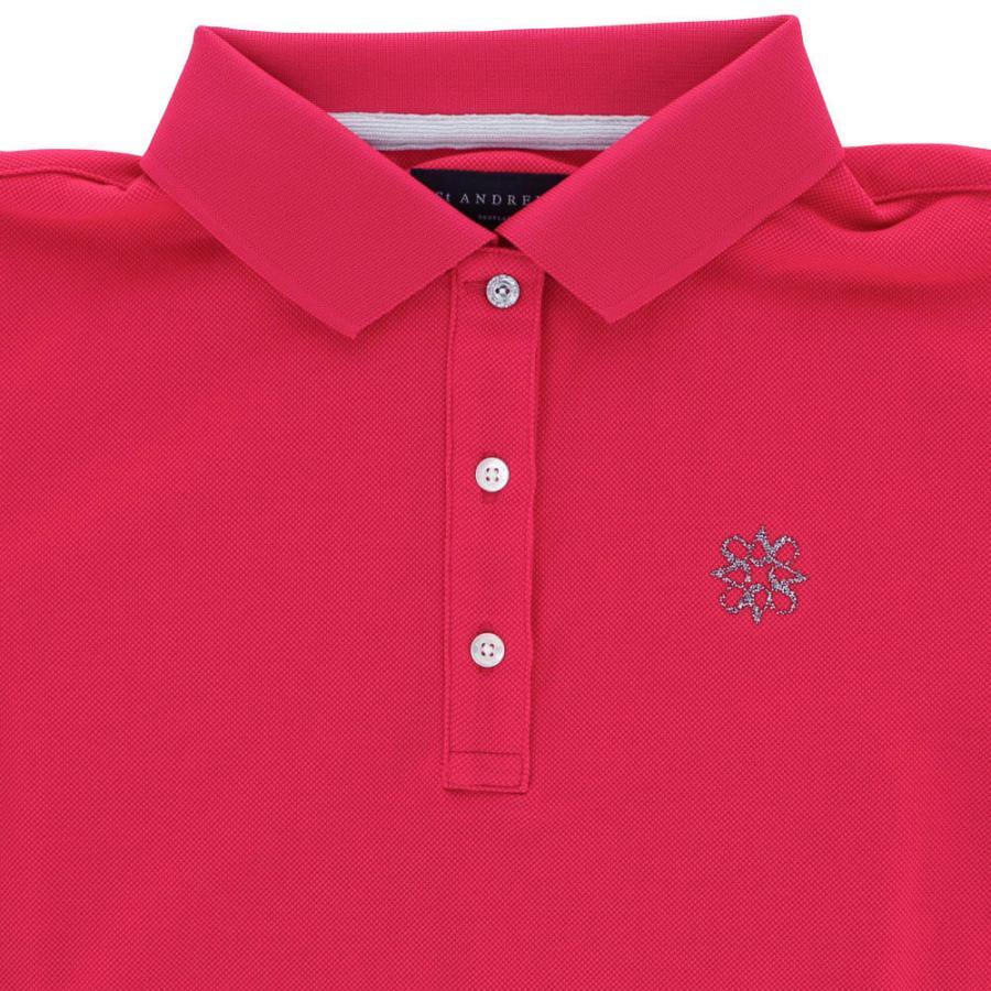 St ANDREWS セントアンドリュース レディース リブ衿 鹿の子 半袖