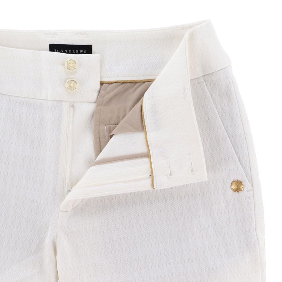 [75％OFF] ゴルフウェア　セントアンドリュース レディース 幾何学ジャガード ストレッチ ロングパンツ 043-1231002 St ANDREWS 送料無料 セントアンドリュース レディース 幾何学