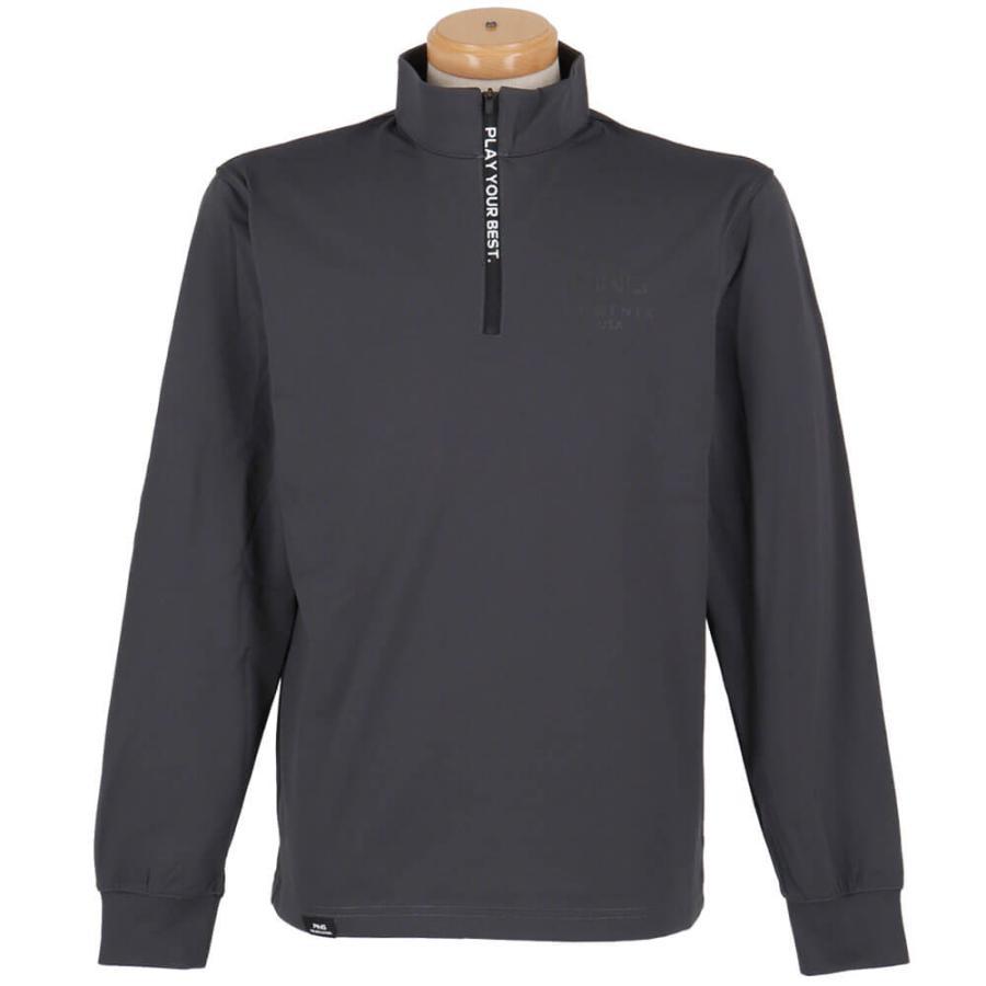 23区GOLF メンズ 長袖プルオーバー 撥水加工　ブラック LLサイズ PING（ピン） 送料無料 ピンゴルフ メンズ ダブルフェイス ツイン