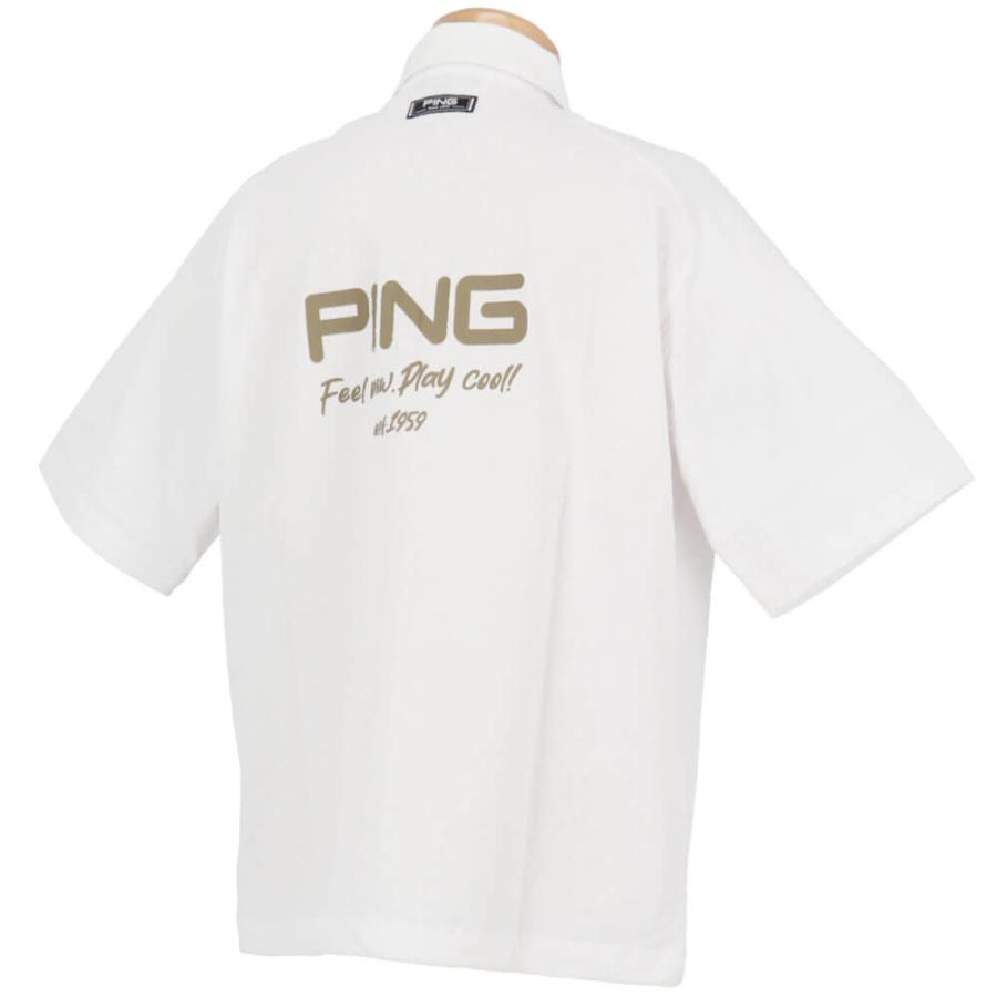 PING（ピン） 送料無料 ピンゴルフ メンズ シアサッカー 半袖
