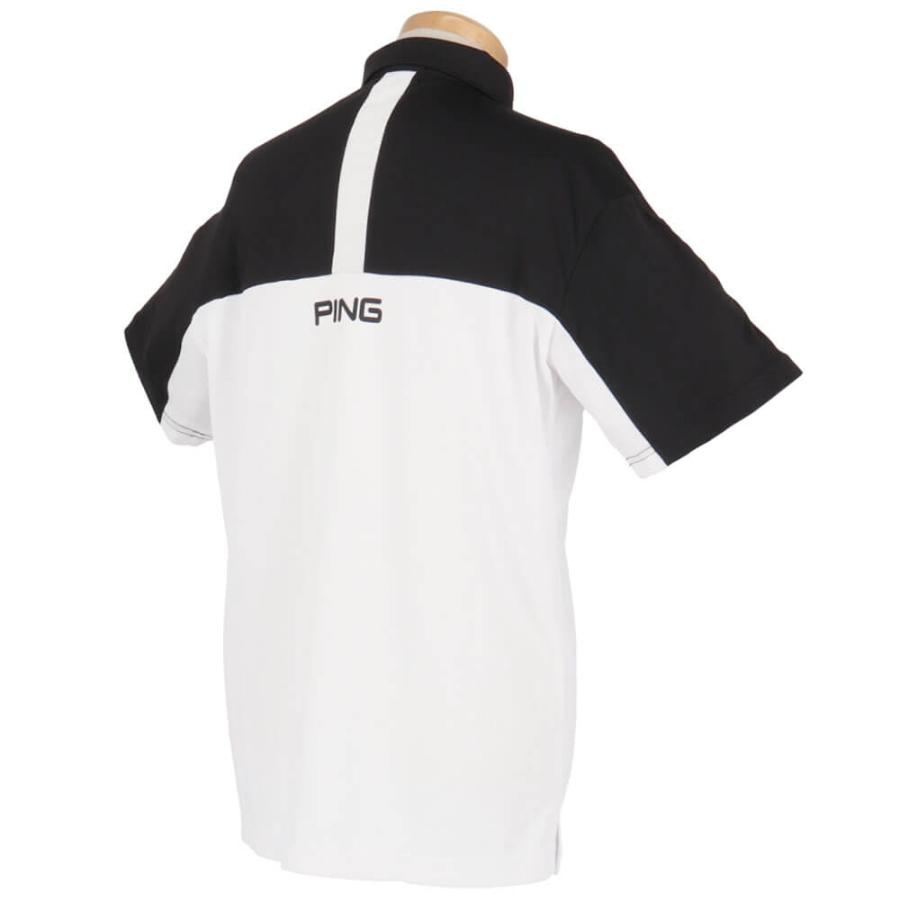 PING（ピン） 送料無料 ピンゴルフ メンズ 格子メッシュ 半袖