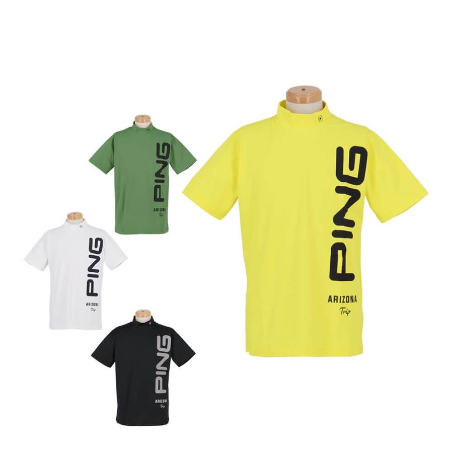 PING（ピン） 送料無料 ピンゴルフ メンズ 半袖 ハイネック シャツ 621