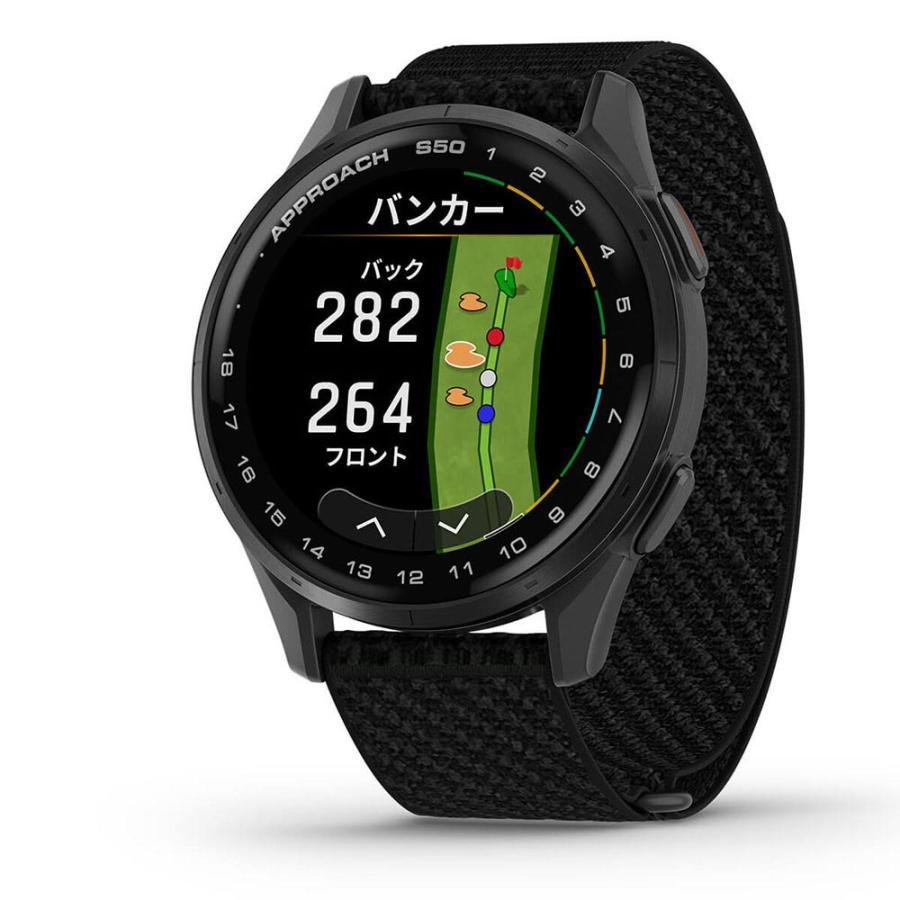 ★未使用★ ガーミン Approach S50 アプローチ ゴルフウォッチ GARMIN（ガーミン） 送料無料 Approach アプローチ S50 Black エス50