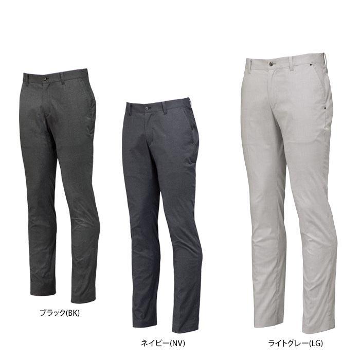 送料無料 タイトリスト メンズ グレンチェック柄 テーパード ロング  