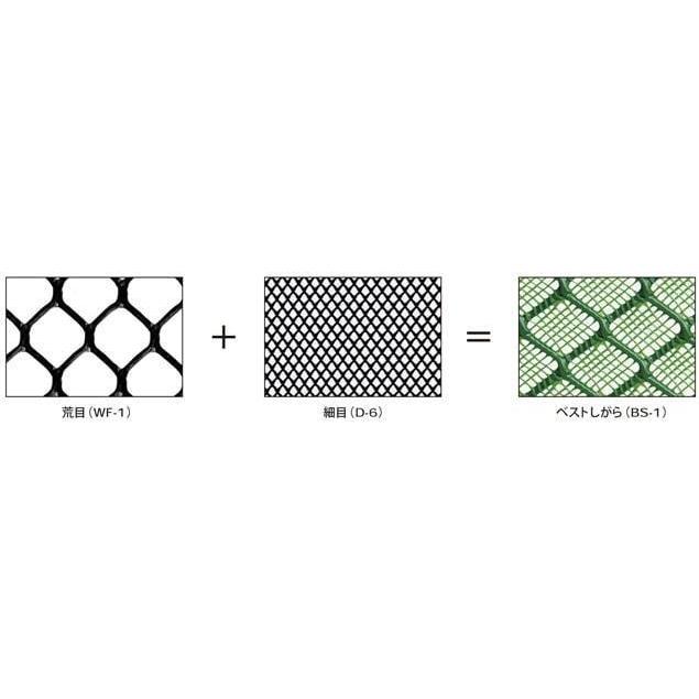 タキロン ベストしがら BS-1 巾62cm×長さ30ｍ×厚み4.0mm :BS-1-62