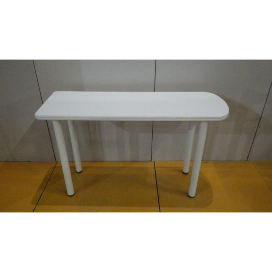 サイドテーブル　プラス　ホワイト　幅：1200　奥行：400　高さ：720　カラー：ホワイト｜arigato-ya｜04