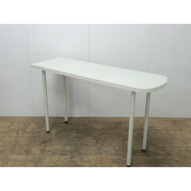 サイドテーブル　プラス　ホワイト　幅：1200　奥行：400　高さ：700　カラー：ホワイト｜arigato-ya