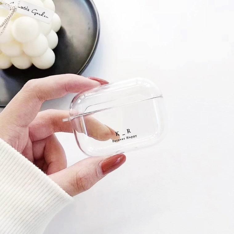 名入れ AirPods Pro ケース 第1世代 第2世代 第3世代 対応 韓国