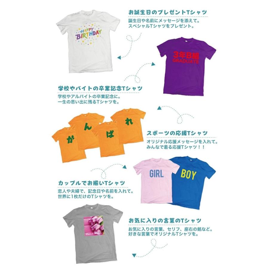 世界に1枚だけの オリジナル Tシャツ 1枚から 作成 オーダーメイド  