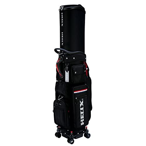 本日価格！！ HELIX ホイール付きゴルフバッグ ゴルフバッグキャリー 電車移動も楽々 【MYK1769267280】(61806円)