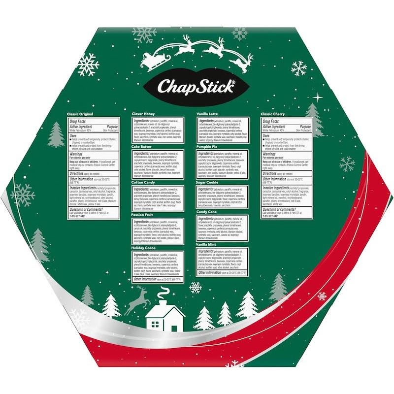 ChapStick 2023 クリスマス限定品 チャップスティック 12 Days Holiday Advent Calendar Lip