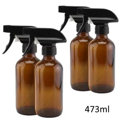 4本セット 遮光瓶 アンバーカラー ガラスボトル 473ml スプレーボトル ミニじょうご付き 茶色 ガラス容器 遮光瓶 アルコール消毒対応 Viva Amber16 4 Starry Party 通販 Yahoo ショッピング
