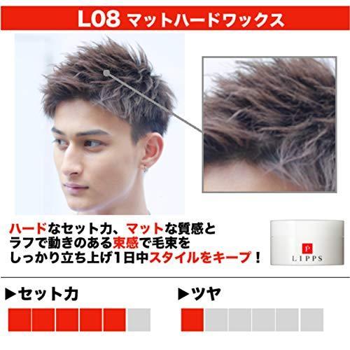 Lipps リップス L08 マット ハード ヘアワックス 85g キープ ボリューム メンズ S Arika 通販 Yahoo ショッピング