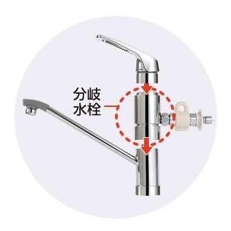 JH9032 【在庫即納】タカギ(takagi) みず工房 食器洗い用の分岐水栓。品番の頭がJL307、JY297に対応。クリーンJL307（2019 takagi みず工房 食器洗い用の分岐水栓 ！　品番の頭が　JL206 JY186　には