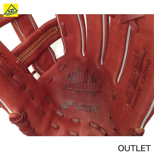正規逆輸入品】 SSK 硬式 内野手用グローブ オイルベンハー赤 US BUFF
