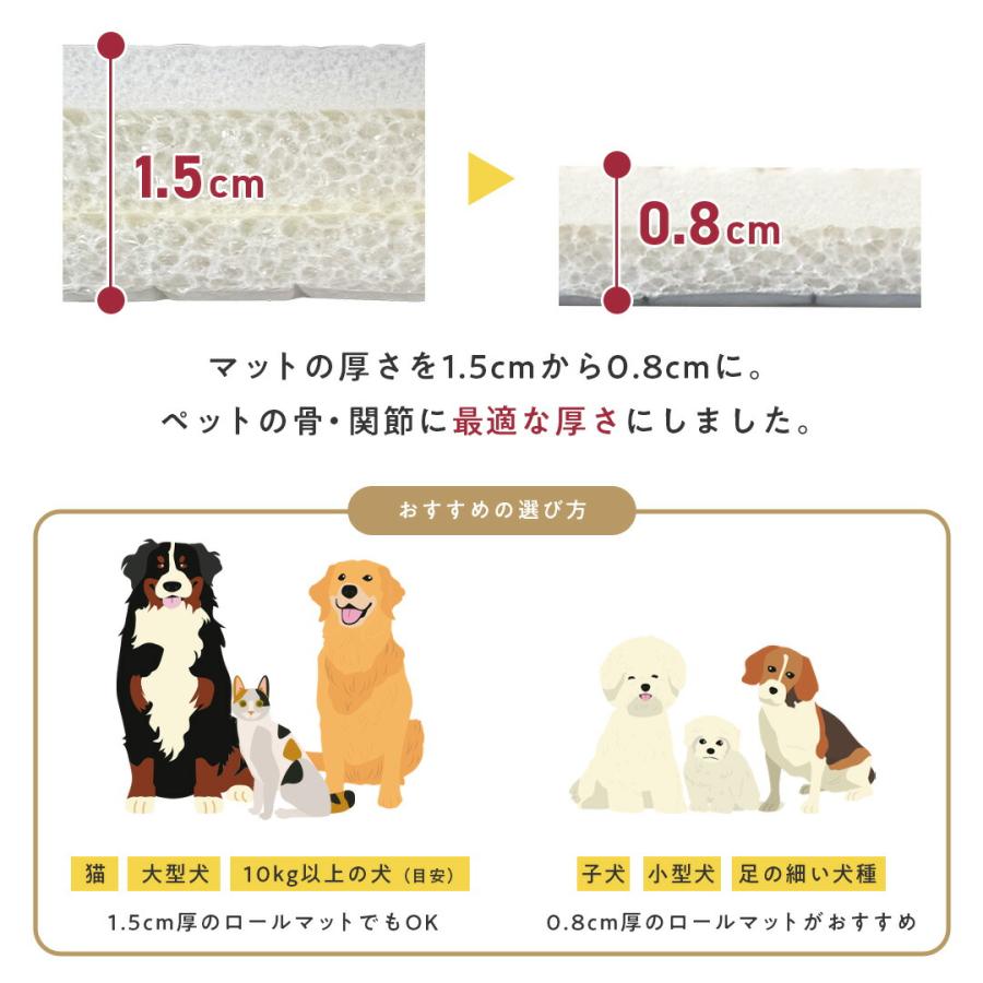 抗菌PVC ペットロールマット 140×500×0.8cm  防水 厚手 大判 滑り止め ペットマット クッションマット 犬 床暖房対応 防炎 DIY ドッグマット ペット用 popomi |  | 03