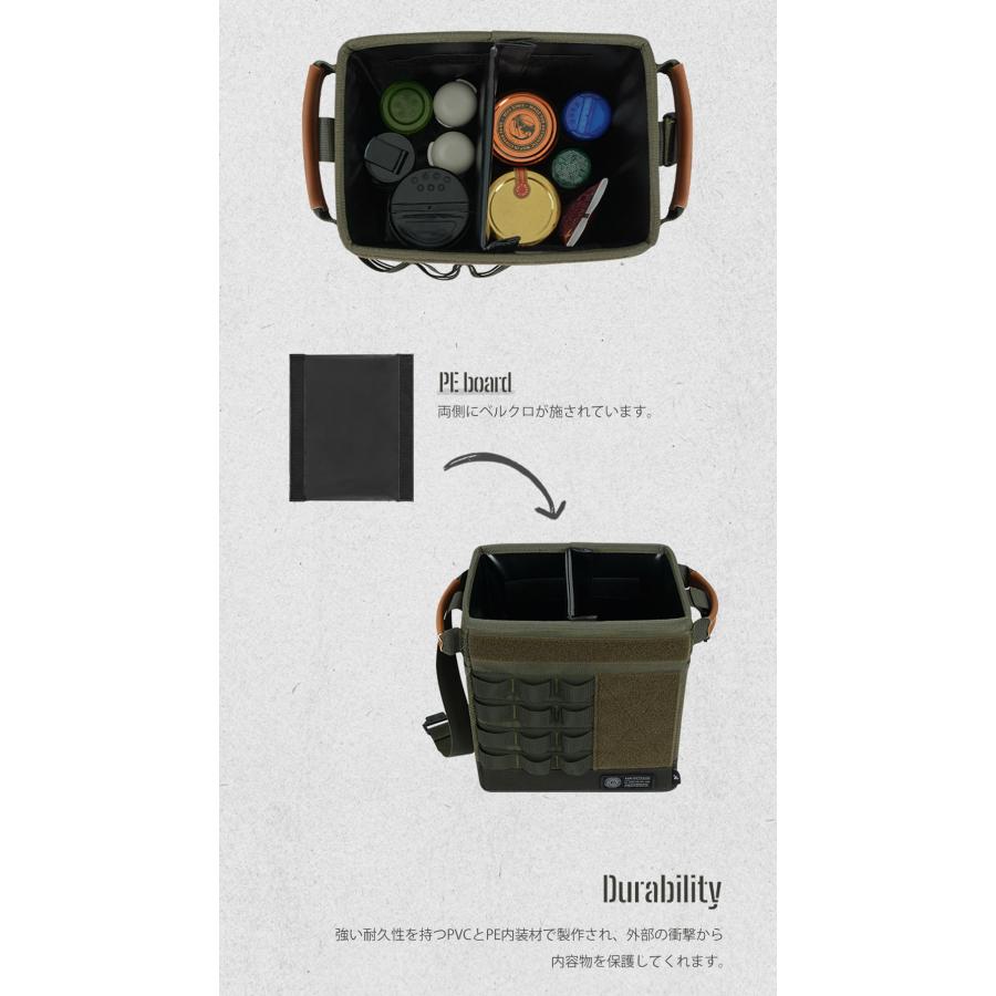 KZM OUTDOOR カズミ アウトドア ジャパン バッグ フィールドクッキングボックスS ポリエステルHD 耐久性 コンパクト 軽量 キャンプバッグ リゾートソロキャンプ |  | 05