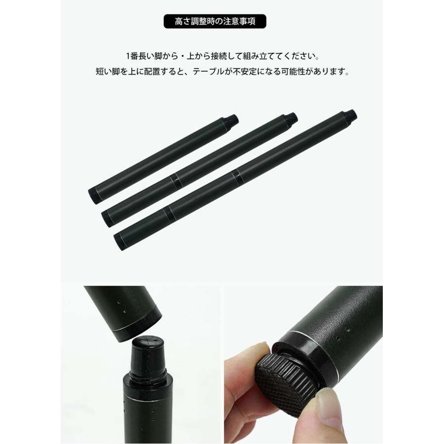 KZM OUTDOOR KZM アウトドア ワイルドフィールド2折りたたみテーブル 折りたたみ 3段階 コンパクト 収納 アウトドア キャンプ 収納袋 オリーブカーキ k23t3u05 |  | 10