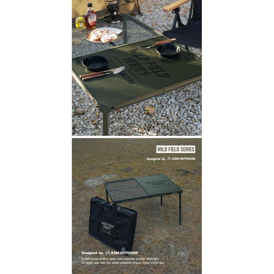 KZM OUTDOOR KZM アウトドア ワイルドフィールド2折りたたみテーブル 折りたたみ 3段階 コンパクト 収納 アウトドア キャンプ 収納袋 オリーブカーキ k23t3u05 |  | 14