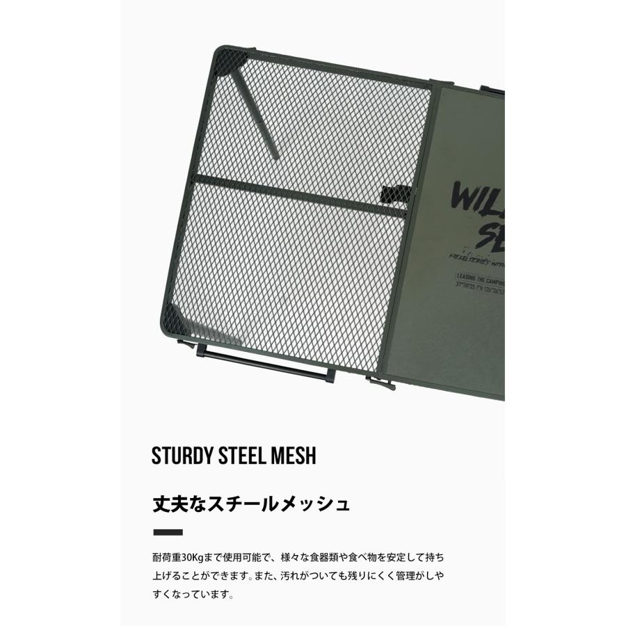 KZM OUTDOOR KZM アウトドア ワイルドフィールド2折りたたみテーブル 折りたたみ 3段階 コンパクト 収納 アウトドア キャンプ 収納袋 オリーブカーキ k23t3u05 |  | 06