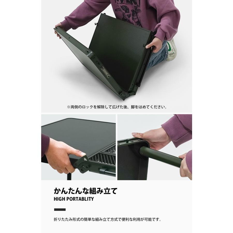 KZM OUTDOOR  アウトドア ワイルドフィールド 3折りたたみBBQテーブル コンパクト 収納袋 オリーブカーキ 便利 イベント 夏 フェス レジャー テーブル k23t3u07 |  | 11
