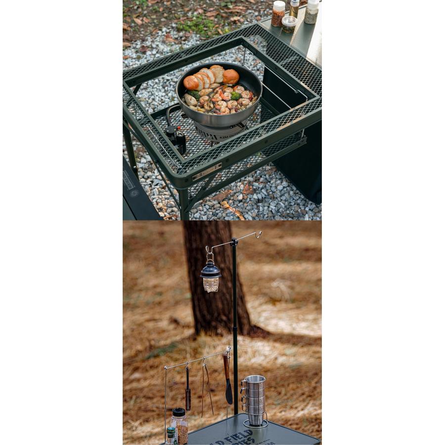 KZM OUTDOOR KZM アウトドア ワイルドフィールドキャビネットキッチンテーブル 折りたたみ コンパクト アウトドア キャンプ 収納袋 オリーブカーキ  k23t3u08 |  | 13
