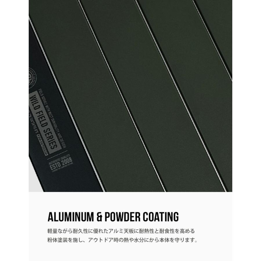 KZM OUTDOOR カズミ アウトドア フィールドトップストーブテーブル オリーブカーキ 折りたたみ 3段階 コンパクト 収納 アウトドア キャンプ 収納袋 イベント |  | 06