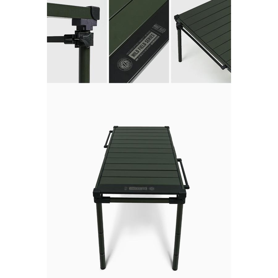 KZM フィールドトップテーブル Sサイズ 折りたたみ 3段階 コンパクト 収納 アウトドア キャンプ 収納袋 便利 イベント 夏 フェス レジャー 防災 避難用 おしゃれ |  | 04