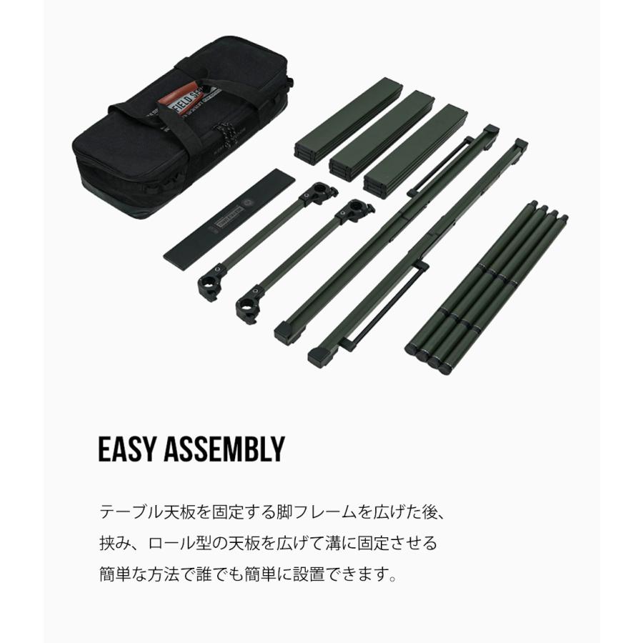 KZM フィールドトップテーブル Sサイズ 折りたたみ 3段階 コンパクト 収納 アウトドア キャンプ 収納袋 便利 イベント 夏 フェス レジャー 防災 避難用 おしゃれ |  | 08