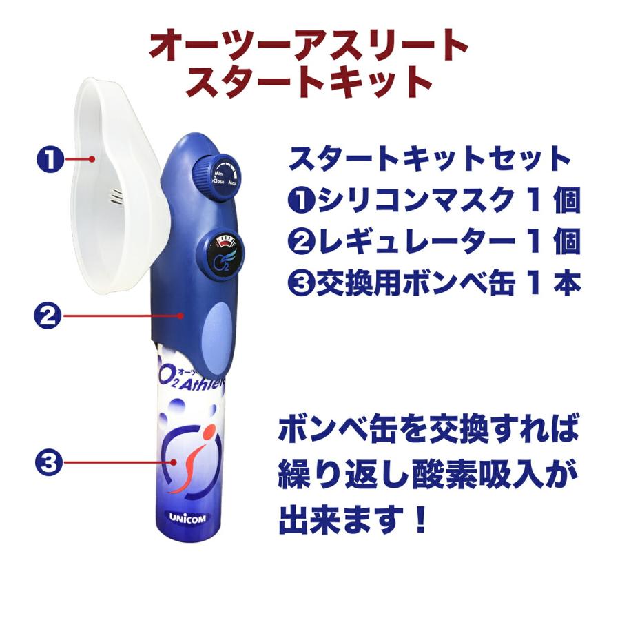 ユニコム UNICOM 携帯酸素発生器 オーツーアスリート O2 Athlete スタートキット  登山用 防災用 軽量 携帯に便利 コンパクト酸素吸入 花粉対策 鼻詰まり |  | 01