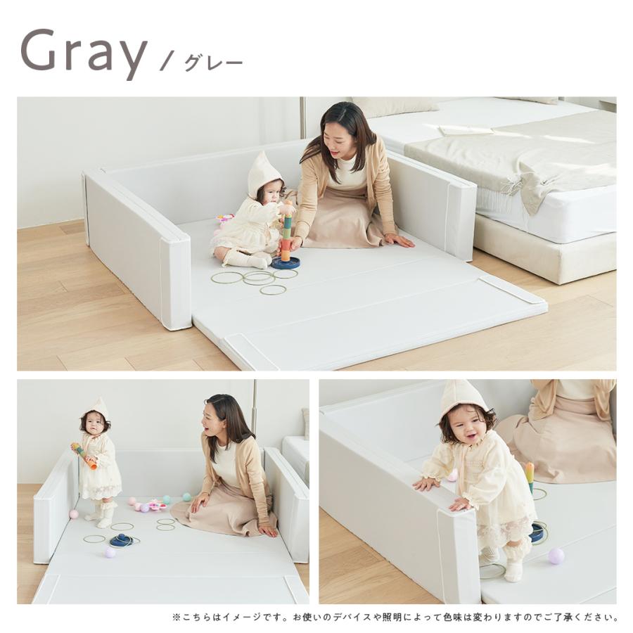 抗菌 サークルマット 120×140×40cm ベビーサークル 折りたたみ プレイ