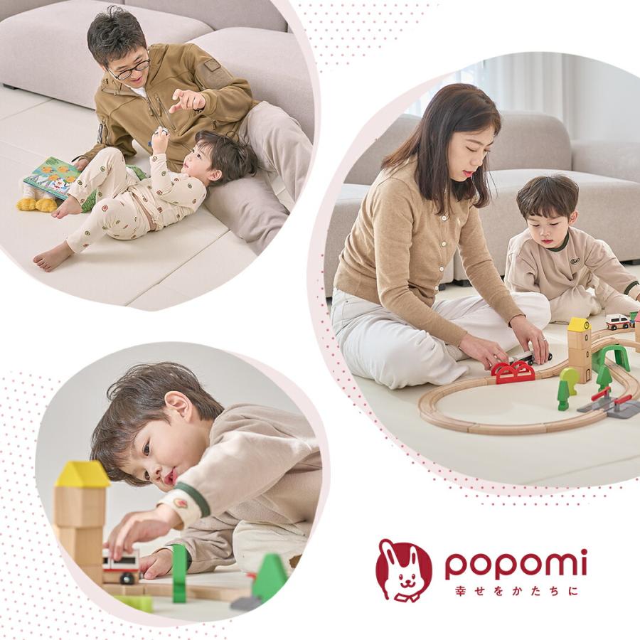 抗菌 ロールマット 110×300　プレイマット シームレス PVC クッションマット リビング フリーカット 大理石調 フロアマット ジョイントマット  赤ちゃん popomi |  | 16