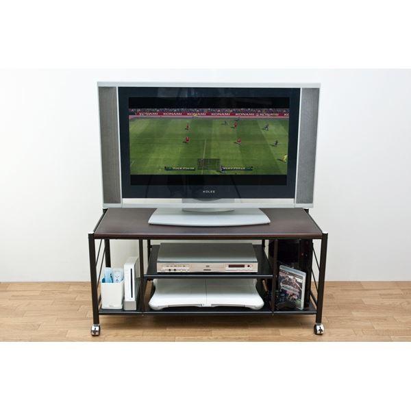 ローボード ゲーム機収納avラック テレビ台 テレビボード 幅100cm キャスター付き 棚板付き ブラック 黒 Ds Arinkurin Shop 通販 Yahoo ショッピング