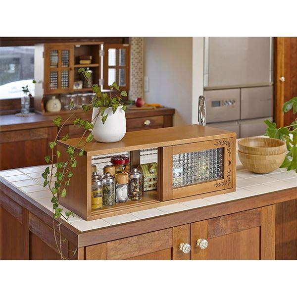 ダイゾー ナチュラル キッチンカウンター上 収納ラック キッチン収納