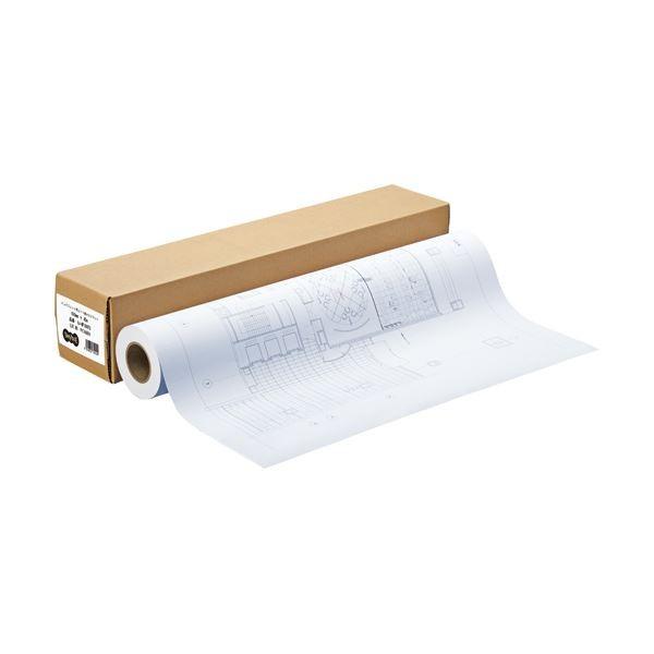 (まとめ) TANOSEE インクジェット用コート紙 HG3厚手マット 44インチロール 1118mm×30m 1本 (×2)