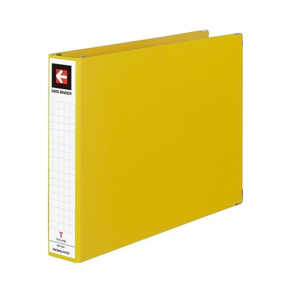 コクヨデータバインダーT(バースト用・ワイドタイプ) T11×Y15 22穴 450枚収容 黄 EBT551Y1(10冊)