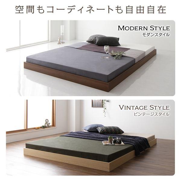パンチホールカメラ ベッド 低床 ロータイプ すのこ 木製 コンパクト ヘッドレス シンプル モダン ブラウン シングル ベッドフレームのみ