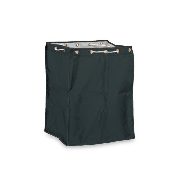 (まとめ) (本体別売) BMダストカー/運搬カート用品 (替袋 黒 小) ナイロン製 (業務用 店舗 集積 回収) (×2)