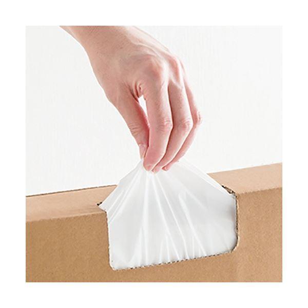 ビニール袋　(まとめ)　TANOSEE　BOX入レジ袋　乳白60号　1箱(300枚)　(×5)　ヨコ350×タテ600×マチ幅150mm