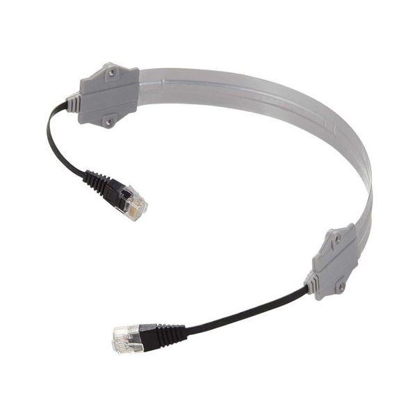 LANケーブル | (まとめ) エレコム高耐久すきま用アルミ強化フラットLANケーブル 0.5m LDVAPF/SV05 1本 (×10)