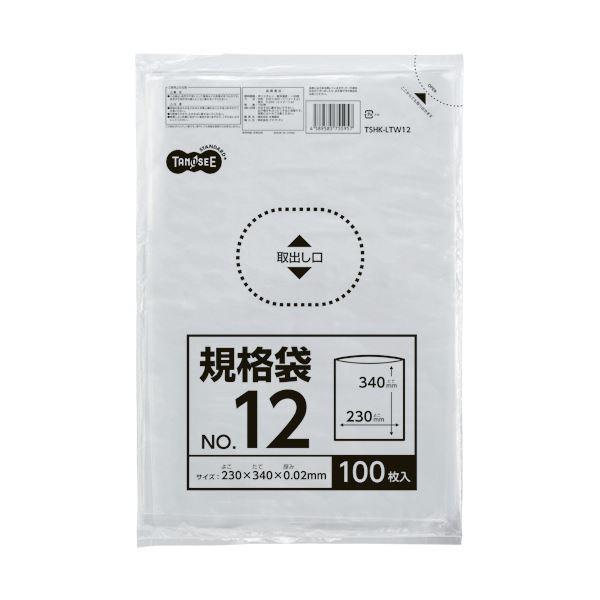 袋類 | (まとめ) TANOSEE 規格袋 12号0.02×230×340mm 1(1000枚：100枚×10パック) (×10)