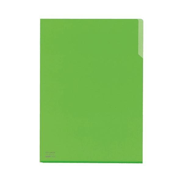 (まとめ) コクヨ クリヤーホルダー10(テン)A4 黄緑 フT7504 1(5枚) (×30)