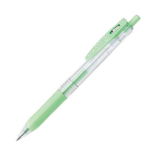 国内発送 ゼブラ (まとめ) ゲルインクボールペン (×100) 1本 JJ15MKG ミルクグリーン 0.5mm サラサクリップ 万年筆