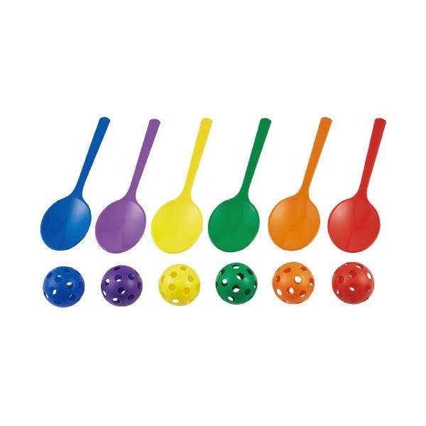 おもちゃ | (まとめ)スプーンリレー(6色1組)(×2)