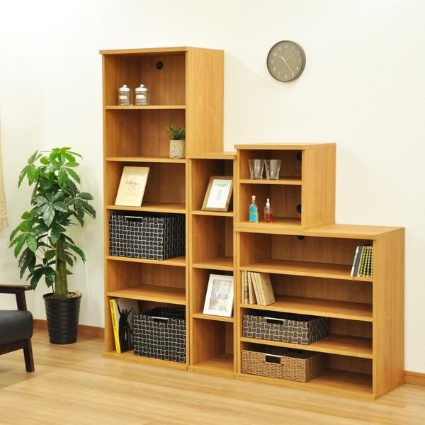 カラーボックス(収納棚/カスタマイズ家具) 4段 幅40×高さ81.9cm セレクト9040BR ブラウン カラーボックス(収納棚/カスタマイズ家具) 4段 幅40×高さ81.9cm セレクト9040BR ブラウン