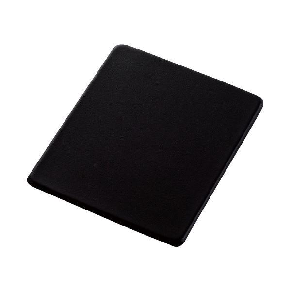 (まとめ)エレコム マウスパッドソフトレザーMPSL01BK(×10)